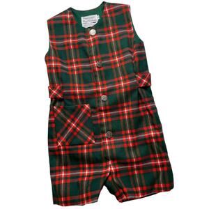 Florence Eiseman Designed for Marshall Field & Company Plaid Shortall Size 5
